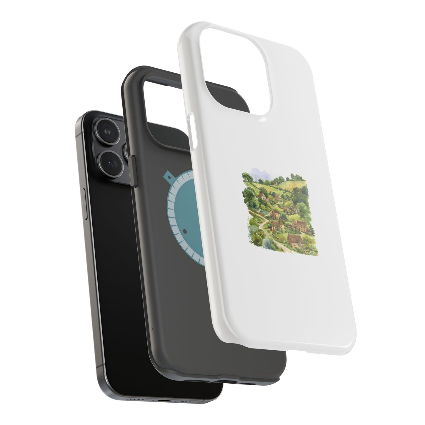 Magnetic Tough Cases with Scenic Landscape Design, Durable Phone Covers for Nature Lovers, Phone Accessories, Gift for Adventurers