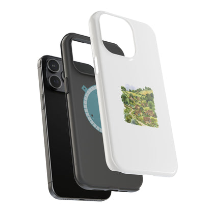 Magnetic Tough Cases with Scenic Landscape Design, Durable Phone Covers for Nature Lovers, Phone Accessories, Gift for Adventurers
