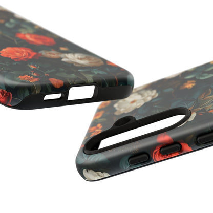 Floral Phone Case | Tough Cases with Elegant Design | Gift for Her, Mother's Day, Birthdays, Personalized, Trendy Tech Accessories