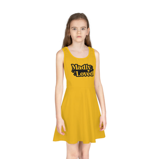Girls'  Sundress for Playful Summer Days - Madly Loved SVG PNG Design