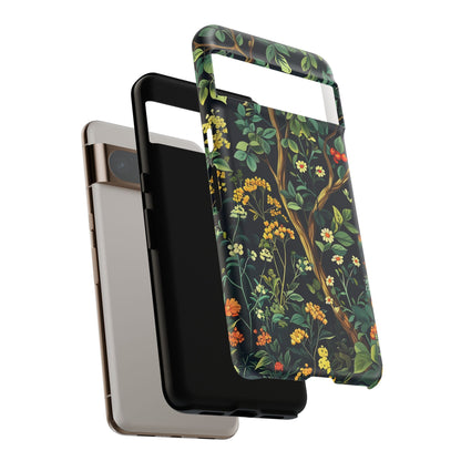 Floral iPhone Case, Nature Inspired Tough Case, Botanical Phone Cover, Eco-Friendly Gift, Unique Floral Design