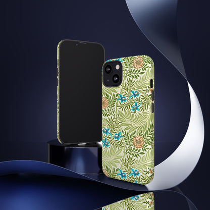 Tough Cases Phone Case, Botanical Print Phone Cover, Floral Smartphone Accessory, Nature-Inspired Tech Gear, Gift for Plant Lovers