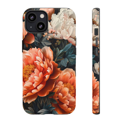 Floral Phone Case - Tough Cases, Durable Cover, Flower Design, Unique Gift, Phone Accessories