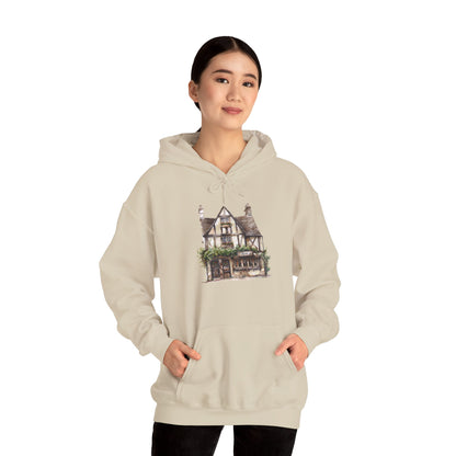 Unisex Heavy Blend™ Hooded Sweatshirt - Elegant British Village Homes
