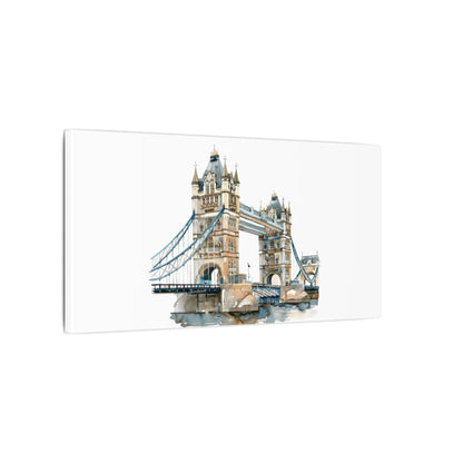 London Bridge Matte Canvas Wall Art, Elegant Home Decor, Unique Gift for Art Lovers, Travel Enthusiast Wall Decor, Modern Aesthetic