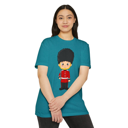 Unisex CVC Jersey T-shirt - Scarlet Pride - The Classic British Soldier
