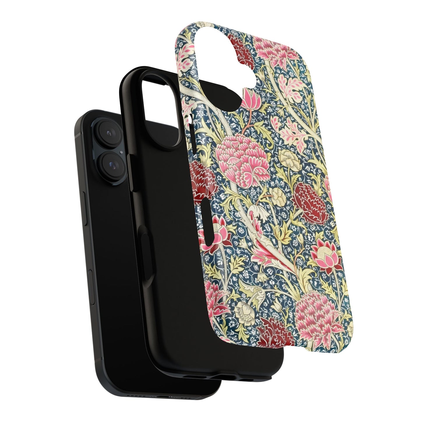 Floral Phone Case, Tough Cases, Durable Phone Cover, Stylish Phone Protector, Gift Idea for Nature Lovers, Floral Pattern Tech Accessories