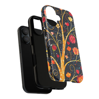 Floral Phone Case - Tough Cases | Vibrant Design for Nature Lovers, Gift for Her, Stylish Protection, Spring Decor, Customizable