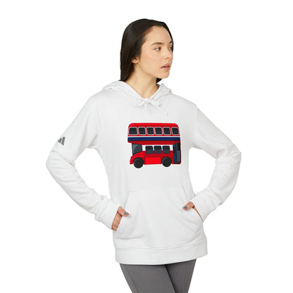 adidas Unisex Fleece Hoodie - London Transport English Bus