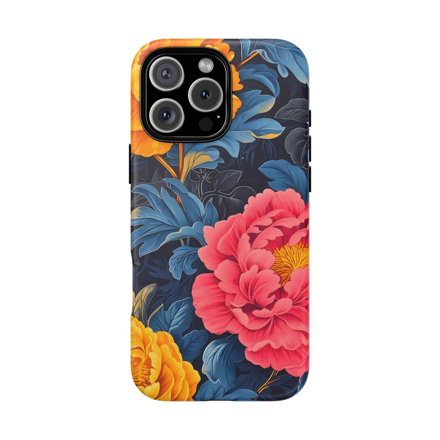Floral Phone Case, Tough Cases, Stylish Mobile Cover, Gifts for Her, Phone Accessories, Unique Flower Design