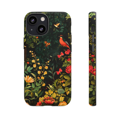 Floral Tough Phone Case, Nature-Inspired Design, Ideal for Garden Lovers, Gift for Birthdays, Christmas, Eco-Friendly Accessory