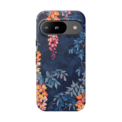 Floral iPhone Case, Tough Phone Cover, Gift for Her, Nature Lover Accessory, Spring Decor, Unique Floral Design
