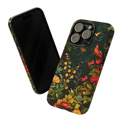 Floral Tough Phone Case, Nature-Inspired Design, Ideal for Garden Lovers, Gift for Birthdays, Christmas, Eco-Friendly Accessory