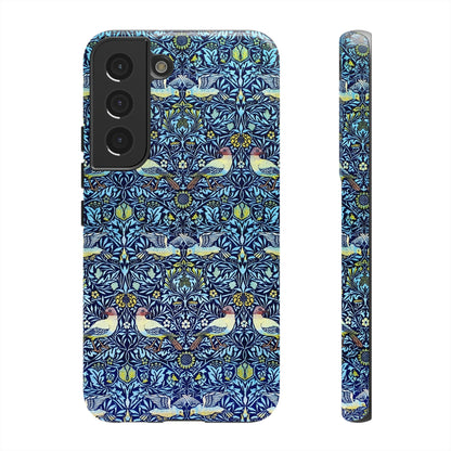 Bird and Floral Pattern Phone Case, Tough Cases, Gift for Nature Lovers, Eco-friendly, Custom Phone Accessories, All-Occasion