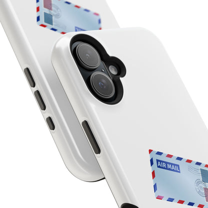 Air Mail Design Magnetic Phone Cases, Custom Phone Cover, Unique Gift for Travelers, Stylish Accessories for Holidays, Fun Phone Cases