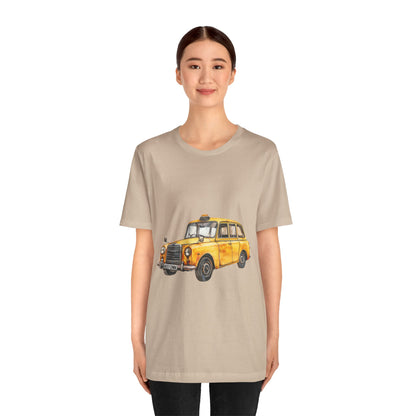 Unisex Jersey Short Sleeve Tee - Trendy British Vintage Car