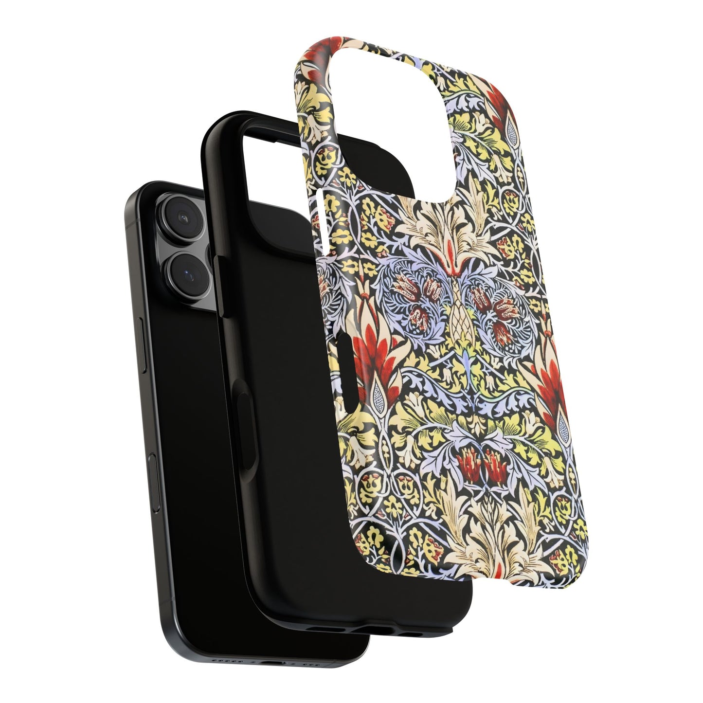 Stylish Phone Case - Floral Design, Tough Cases, Gift for Her, Phone Accessories, Trendy Tech, Unique Cell Phone Cover