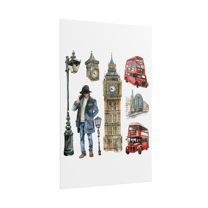 London themed Rolled Posters