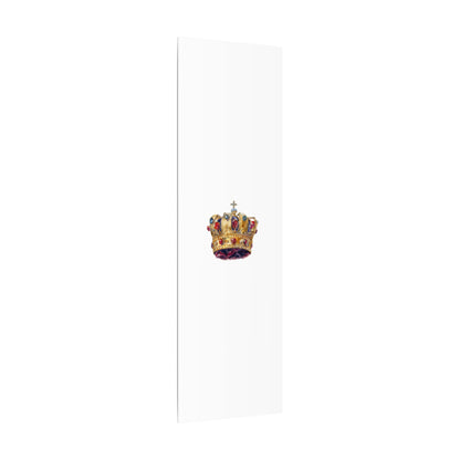 Crown Art Print, Royal Wall Decor, Matched for Home or Office, Gift for Art Lovers, Unique Royalty Artwork