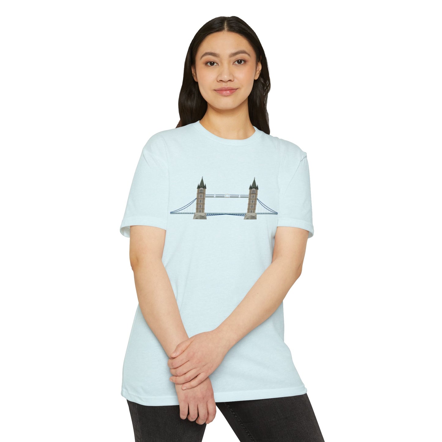 Unisex CVC Jersey T-shirt - Tower Bridge - Iconic London