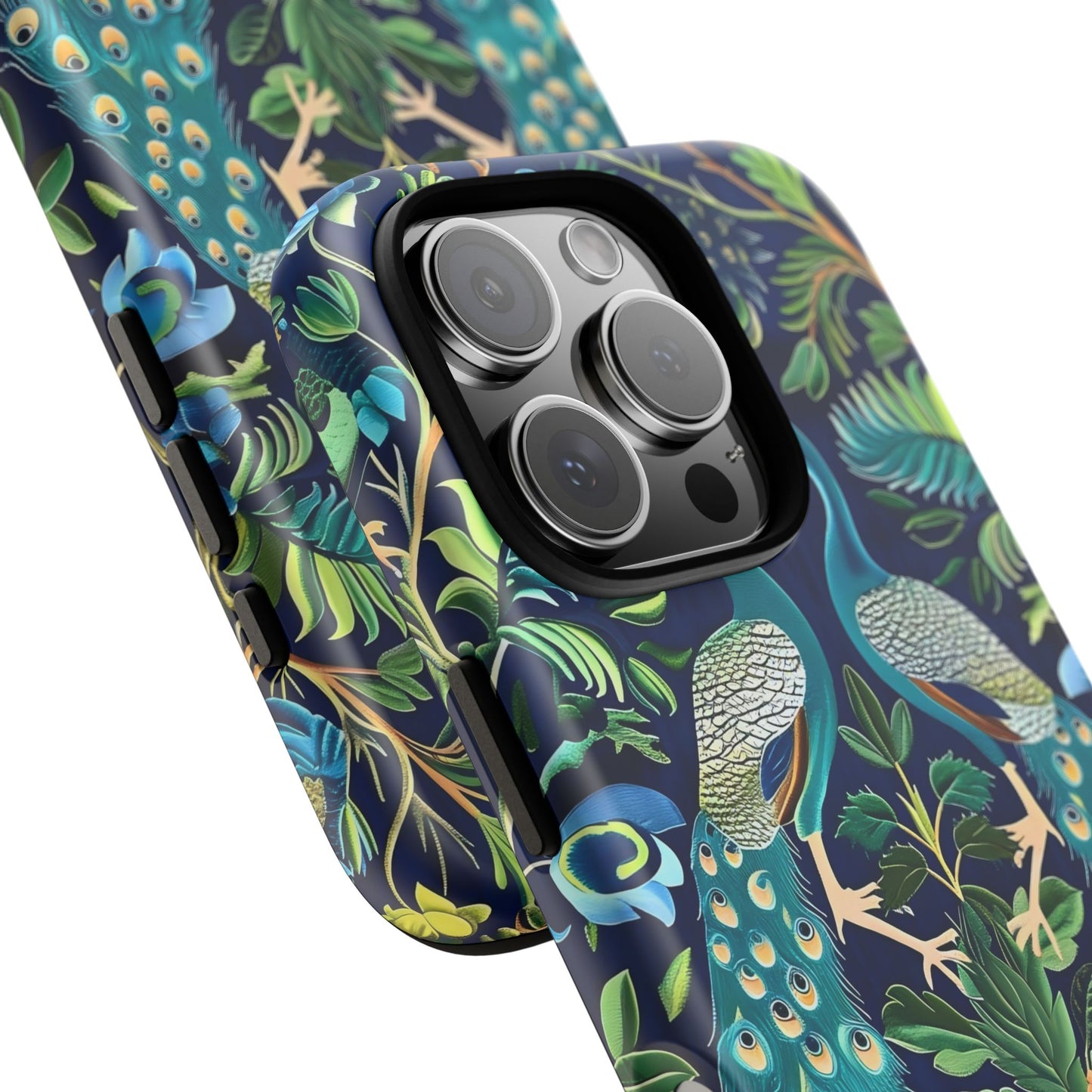 Peacock Tough Phone Case - Colorful Protective Cover, Nature Lover Gift, Stylish Accessory for Celebrations