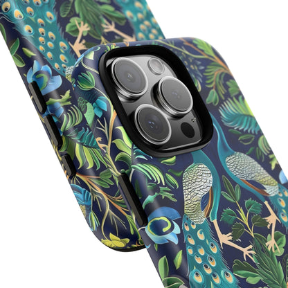 Peacock Tough Phone Case - Colorful Protective Cover, Nature Lover Gift, Stylish Accessory for Celebrations