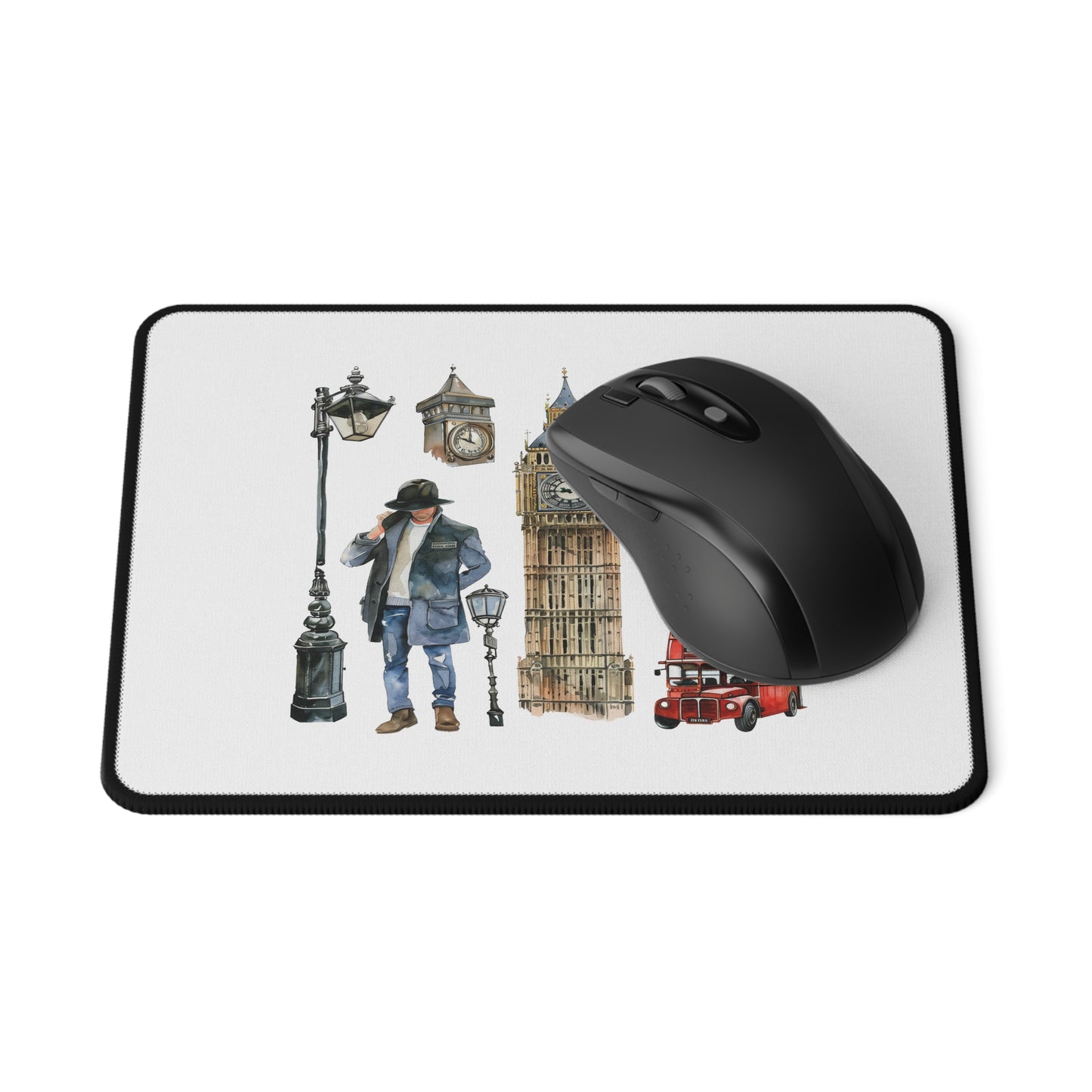 London Vibes Non-Slip Gaming Mouse Pad | Perfect Gift for Gamers, Home Office Decor, Desk Accessories, Unique Gamer Gear, Travel Enthusiast