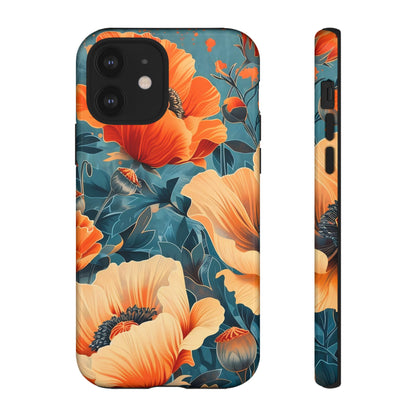 Floral Phone Case, Tough Cases for Protection and Style, Spring Aesthetic, Gift for Her, Phone Accessory for Nature Lovers
