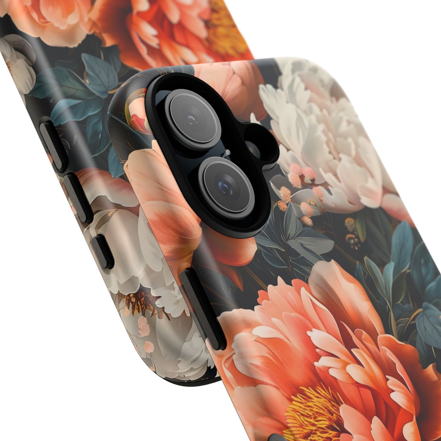 Floral Phone Case - Tough Cases, Durable Cover, Flower Design, Unique Gift, Phone Accessories