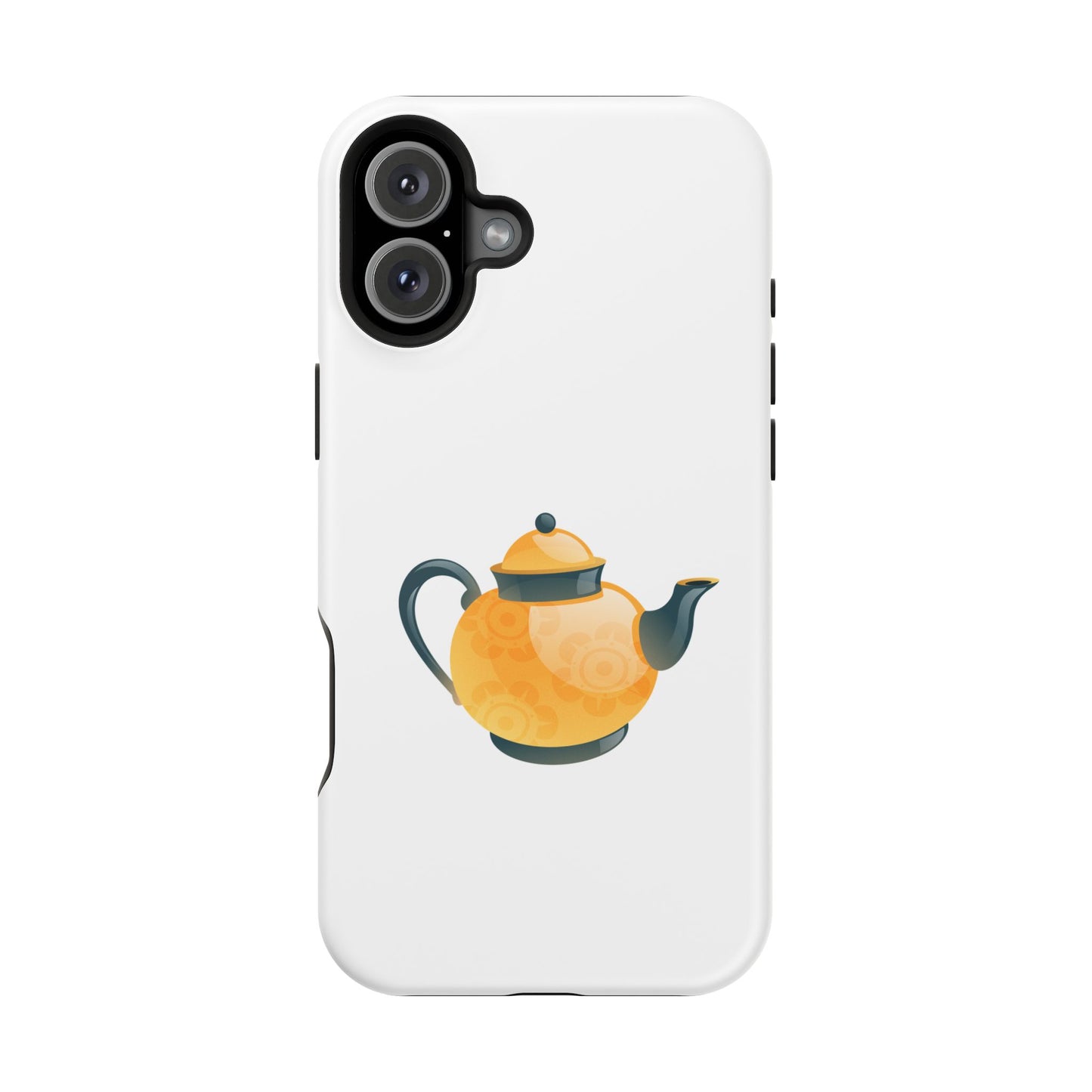 Teapot Magnetic Phone Case, Cute Teapot Phone Cover, Kettle Design Case, Unique Gift for Tea Lovers, Durable Tough Protection
