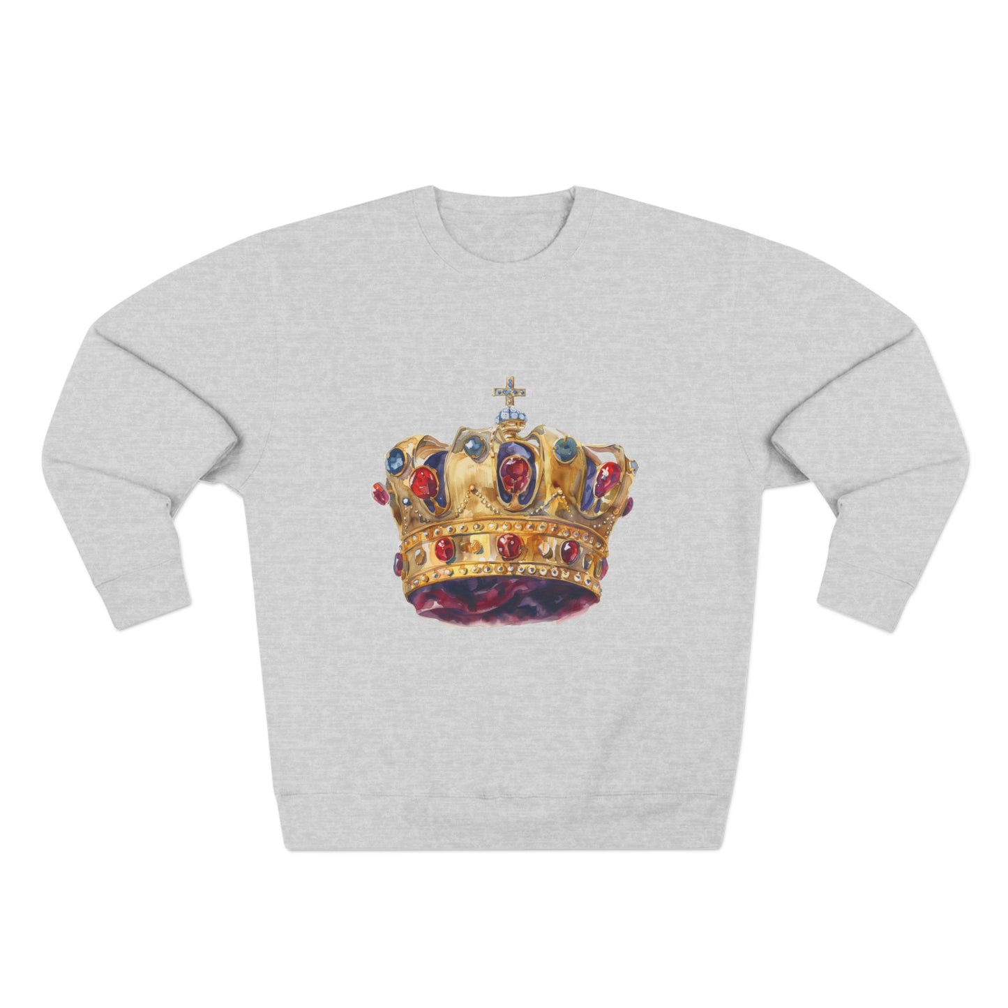 Unisex Crewneck Sweatshirt - Classy British Royal Crown