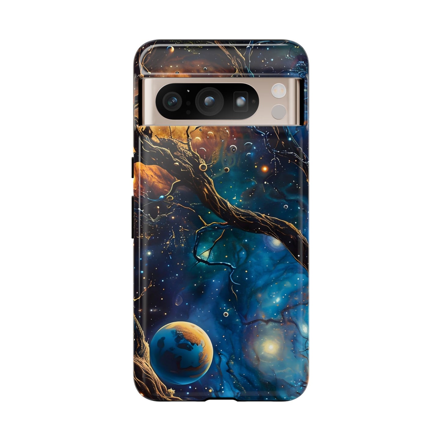 Galaxy-Themed Phone Case, Astronaut Gift, Space Lover Accessory, Unique Phone Cover, Cosmic Art Case