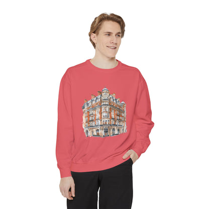 Unisex Garment-Dyed Sweatshirt - British Historic Building