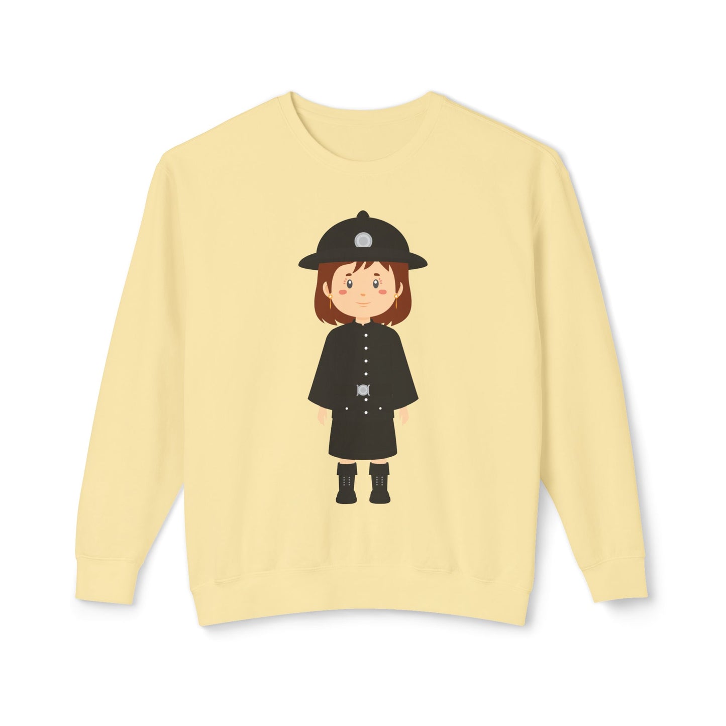 Unisex Lightweight Crewneck Sweatshirt - British Soldier - Classic Military Elegance and Honorable