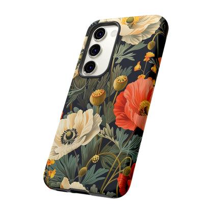 Floral Phone Case - Tough Cases with Vibrant Garden Design, Phone Accessory, Gift for Her, Spring Style, Nature Lover