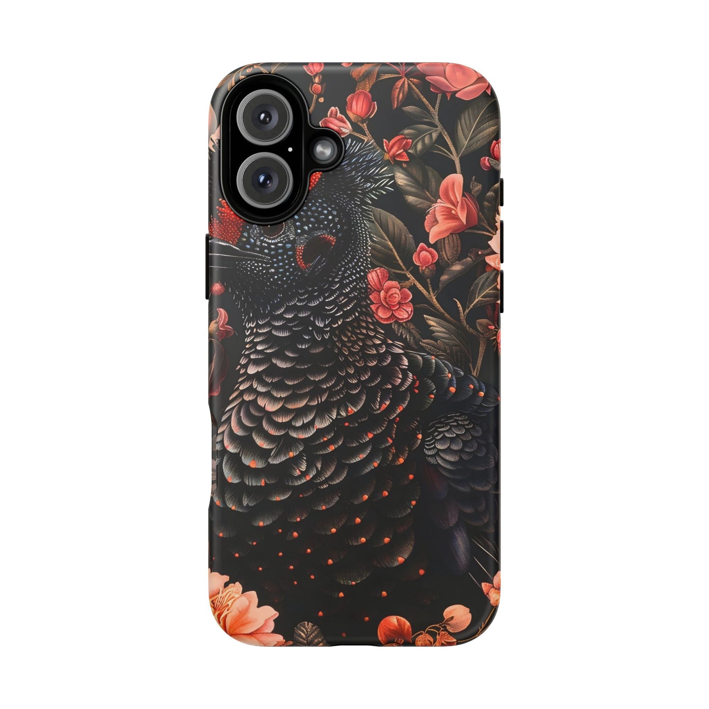 Tough Cases: Floral Design Phone Case, Stylish Protection for Your Phone, Unique Gift for Bird Lovers, Vibrant Floral Art, [...]