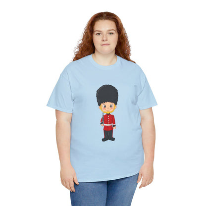 Red Jacket - Bodmin Keep Aesthetic Unisex Heavy Cotton T-Shirt