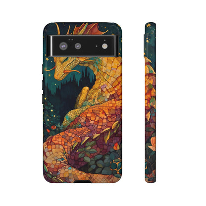 Dragon Art Phone Case, Tough Phone Cover, Fantasy Gift, Unique Mobile Accessory, Dragon Lover Gift, Stylish Protection