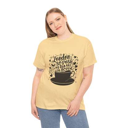 Unisex Heavy Cotton Tee - London's Nostalgic Tea