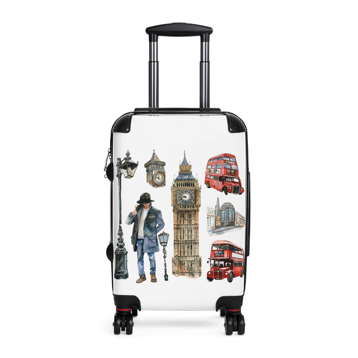 Scones & Tea Watercolor Suitcase