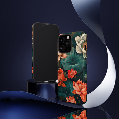 Flower Phone Case, Floral Phone Cover, Tough Case for Floral Lovers, Gift for Her, Stylish Tech Accessories