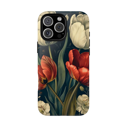 White Flower Tough Cases
