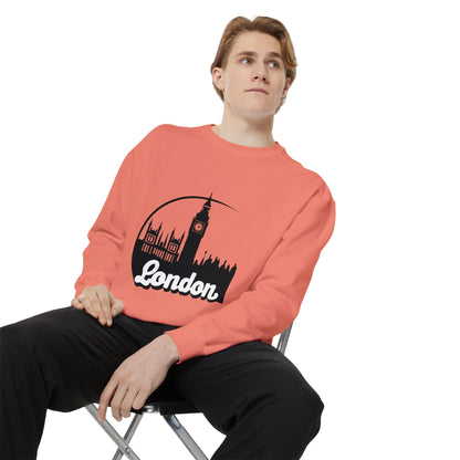 Unisex Garment-Dyed Sweatshirt Elegant - Lovely London