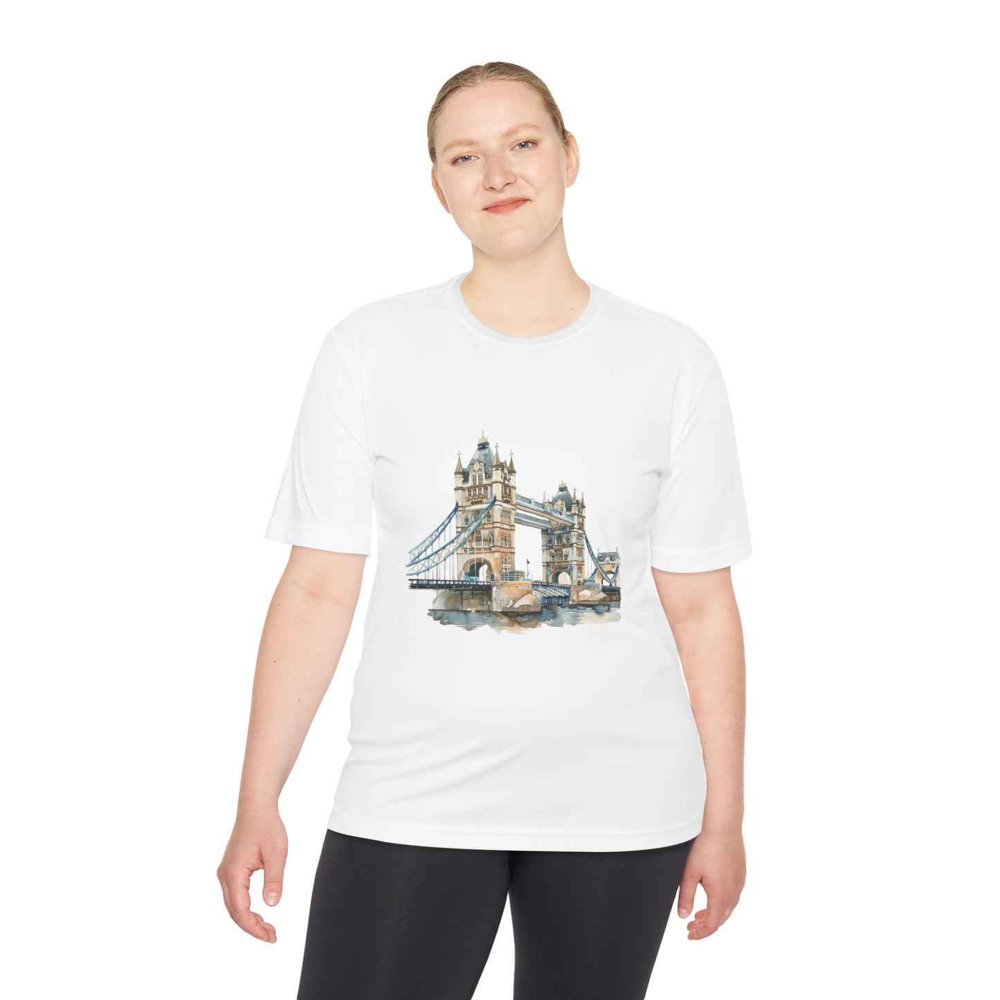 Unisex Moisture Wicking Tee – Perfect for Travel and Summer Adventures - London Bridge