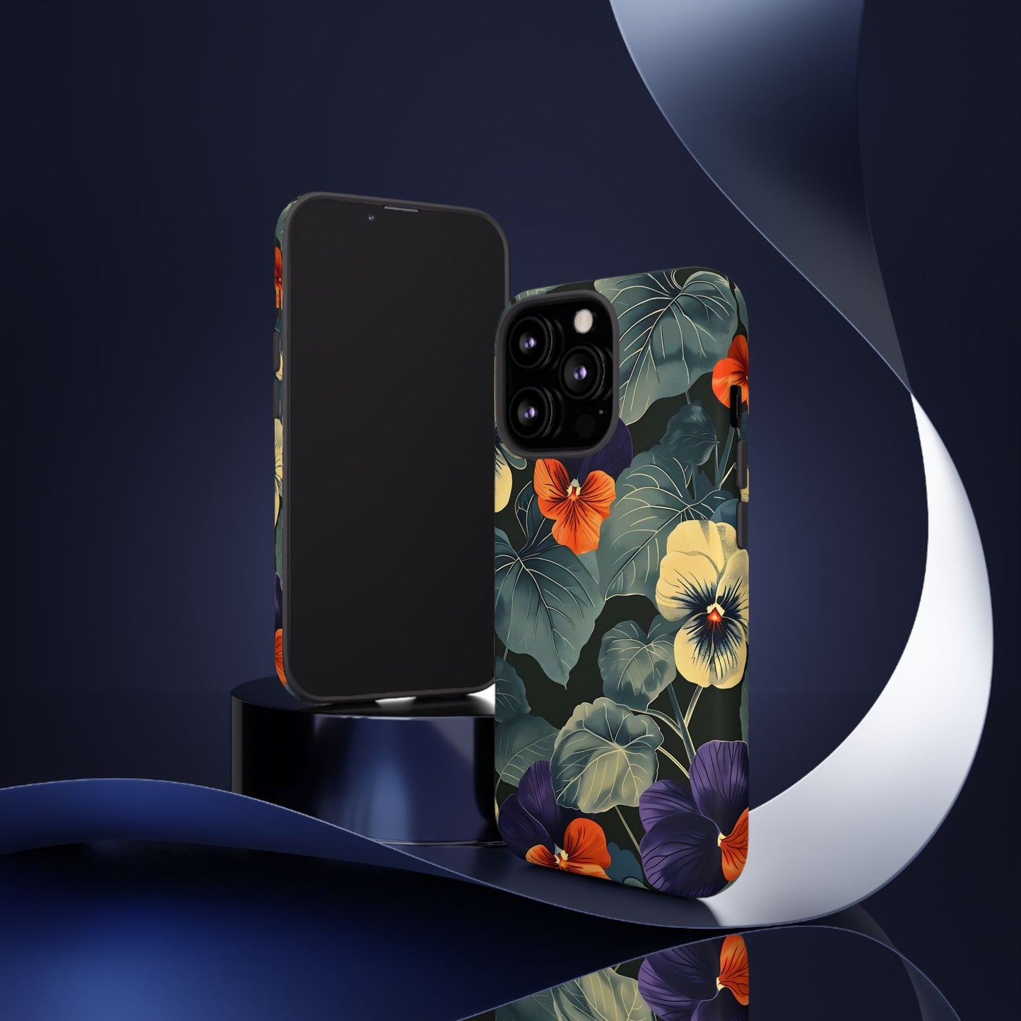 Tough Cases Floral iPhone Case, Tough Phone Cover, Stylish Floral Design, Gift for Her, Summer Vibe, Durable Protective Case