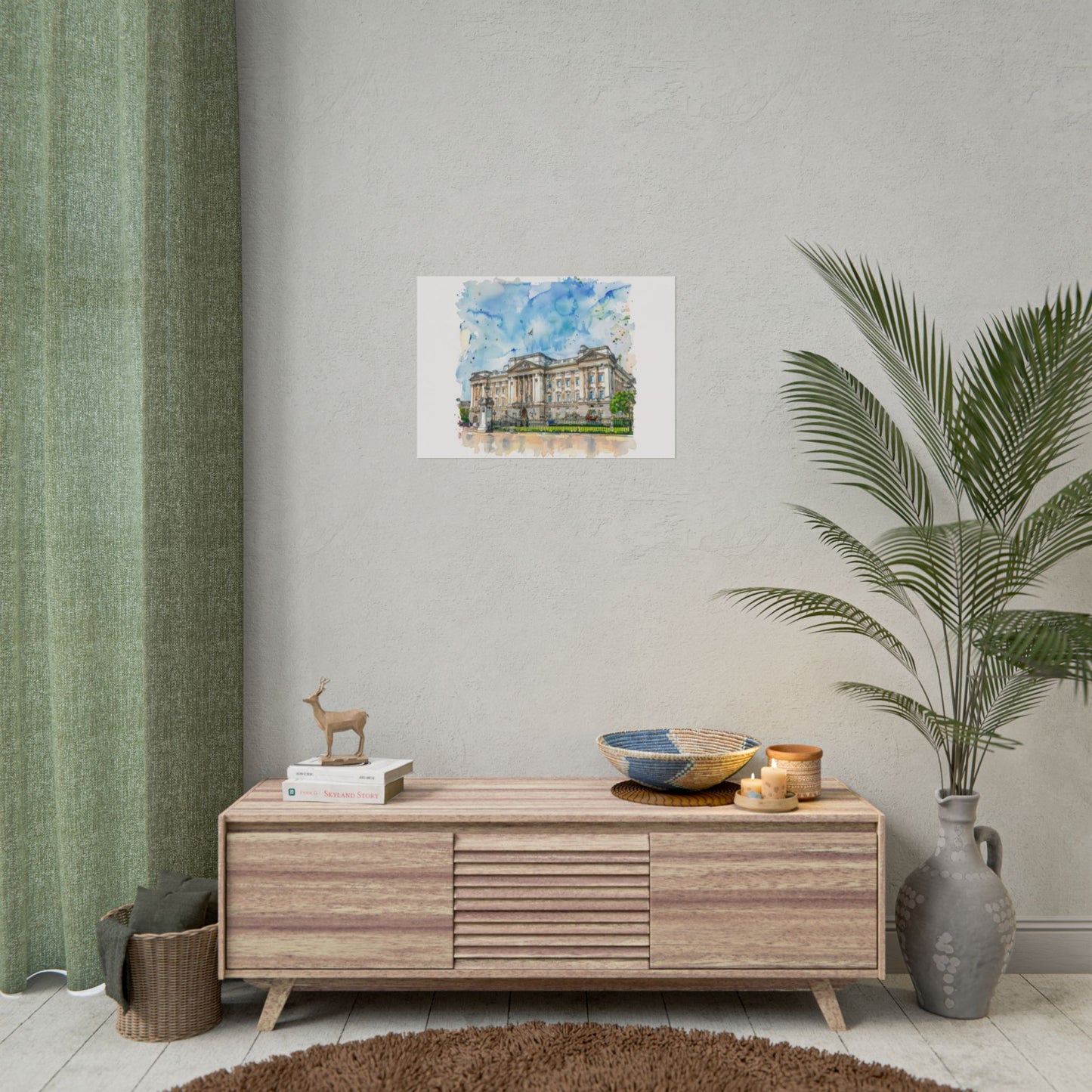 Watercolor Art Rolled Posters