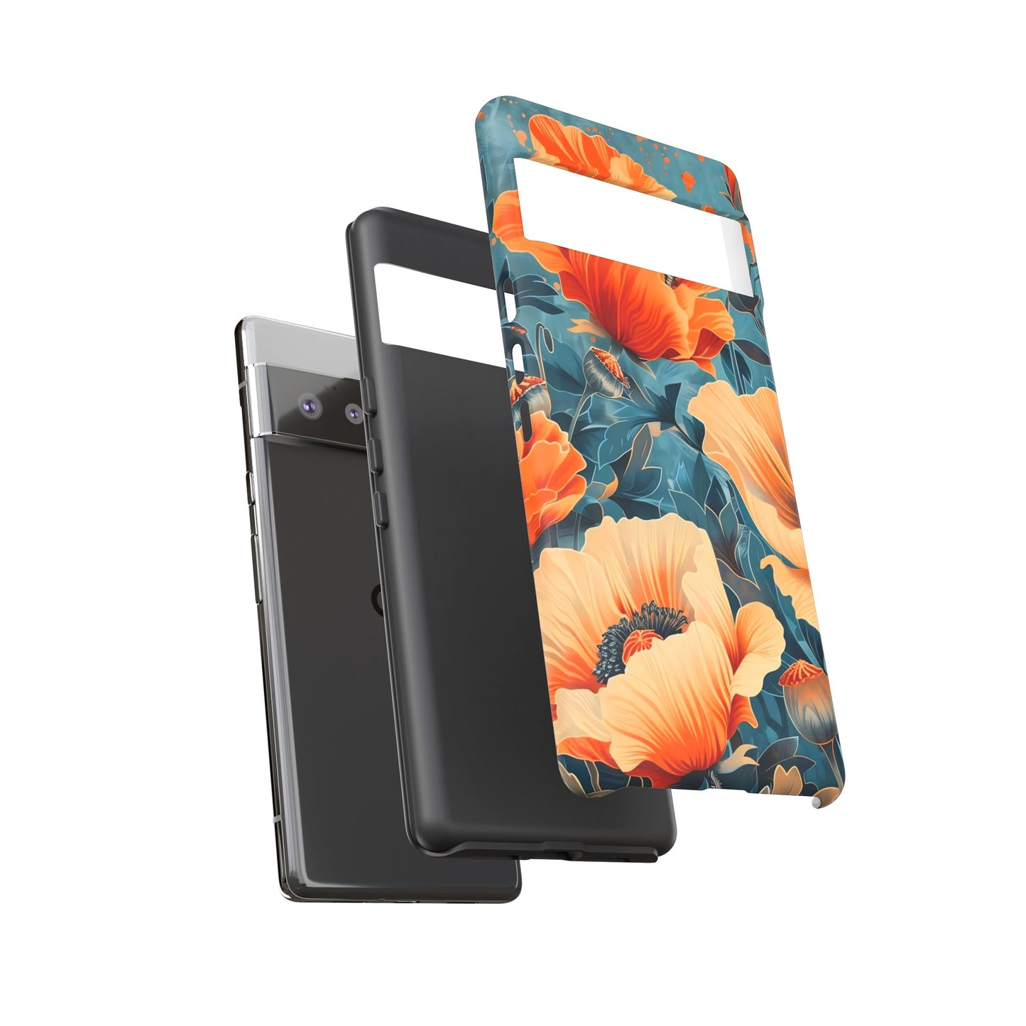 Floral Phone Case, Tough Cases for Protection and Style, Spring Aesthetic, Gift for Her, Phone Accessory for Nature Lovers