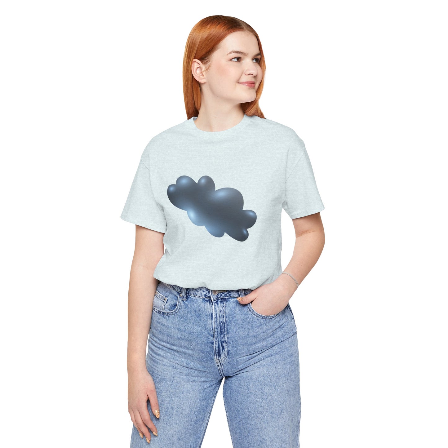 Unisex Jersey Short Sleeve Tee - Serene Cloudscape - Dreamy Cloud