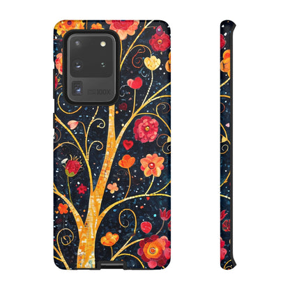 Floral Phone Case - Tough Cases | Vibrant Design for Nature Lovers, Gift for Her, Stylish Protection, Spring Decor, Customizable