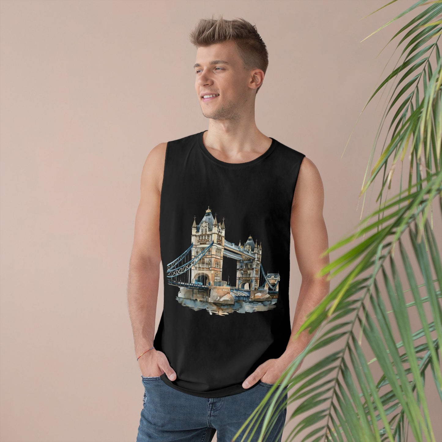 Unisex Barnard Tank - London Bridge - Iconic Landmark and Historical Beauty